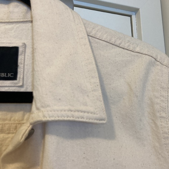 Cream Cropped Jacket | XS | Banana Republic - Picture 5 of 6